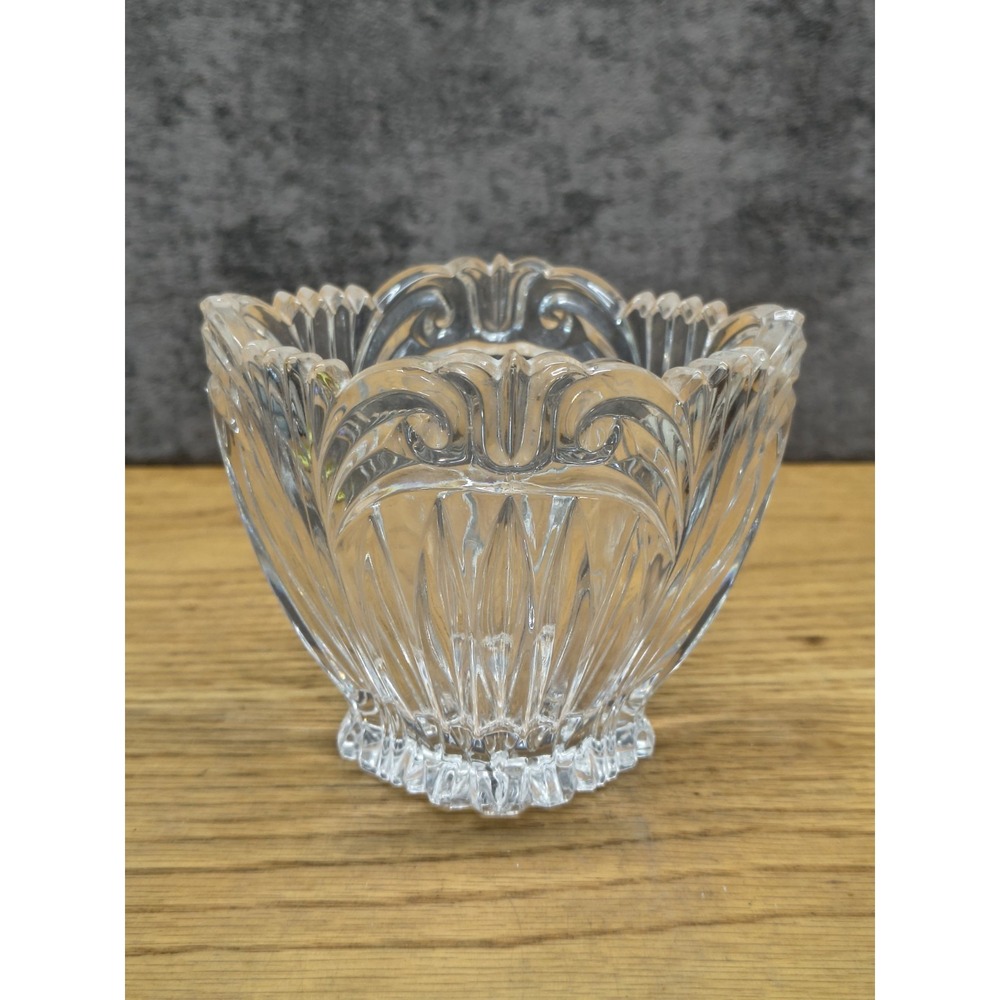 Oneida‎ Crystal Augustina Giftware 4" Oval Bowl 1996-2002